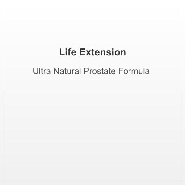 Life Extension Ultra Natural Prostate Formula