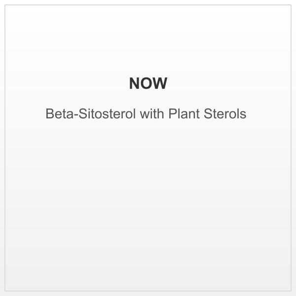 NOW Supplements Beta-Sitosterol with Plant Sterols
